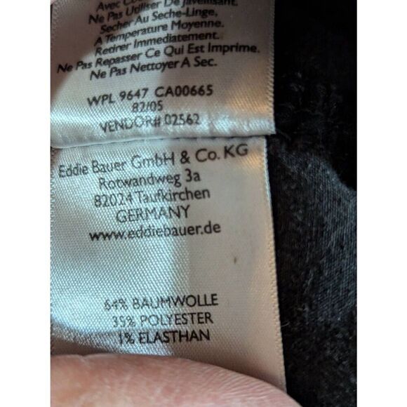 Eddie Bauer Women's Brown Solid Curvy Straight-Leg Corduroy Pants Size 6 - Picture 9 of 10